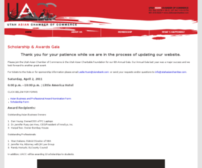 utahasianchamber.org: Utah Asian Chamber of Commerce
The Utah Asian Chamber of Commerce works to foster Asian business and professionals within the state of Utah.