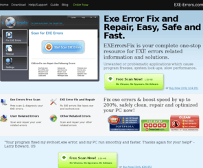 exe-errors.com: EXE Error, EXE Error Fix, EXE Errors - EXErrorsFix
We offer professional exe error fix tool - EXErrorsFix. Download exe error fix tool at EXE-Errors.com.