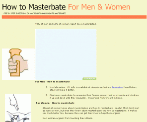 How To Masterbate For Women