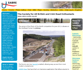 sabre-roads.org.uk: SABRE - The Society for All British and Irish Road Enthusiasts
