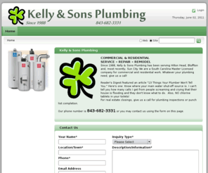 kellysonsplumbing.com: Kelly & Sons Plumbing >  Home
Kelly & Sons Plumbing