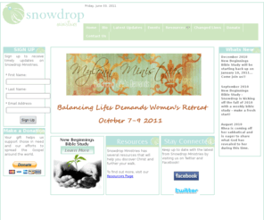 snowdropministries.com: Snowdrop Ministries
Snowdrop Ministries