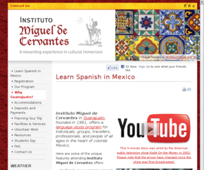 spanish-immersion.com: Learn Spanish in Mexico
Learning spanish language and study abroad in Guanajuato, Mexico