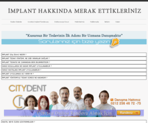 taksimimplant.com: İmplant Taksim
İmplant Hakkında Bilgiler içeren diş hekimi sitesi.