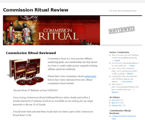 commissionritual.net: Commission Ritual Scam - The Truth About Commission Ritual « Commission Ritual Review
The Truth About Commission Ritual