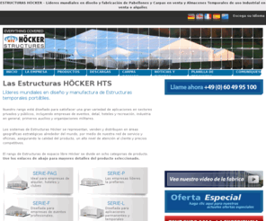 hockerhts.es: HÖCKER HTS Líderes mundiales en diseño y manufactura de Estructuras temporales portátiles.
