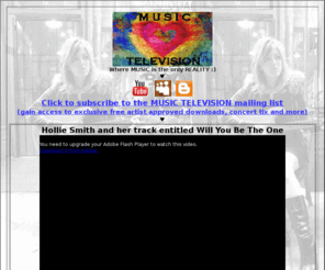 indiesmusictelevision.com: MUSIC TELEVISION
MUSIC TELEVISION - Working hard to expose great new music that you have not yet heard.