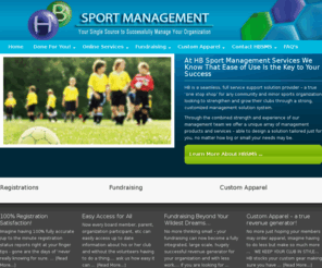 sports-software.com: HB Sport Management Services
Sports Management, Fundraising, Apparel