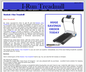 iruntreadmill.com: Reebok I-Run Treadmill
Reebok I-Run Treadmill, I Run Treadmill, i-run
