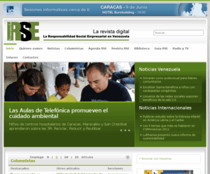 rsevenezuela.com: RSE Venezuela
RSE Venezuela - La revista digital
La Responsabilidad Social Empresarial en Venezuela