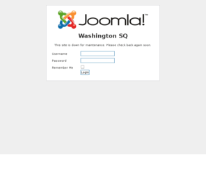 washingtonsq.org: Washington SQ
Joomla! - the dynamic portal engine and content management system