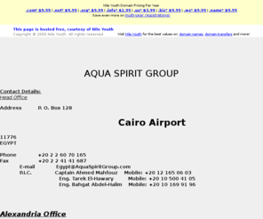 ahmedmahfouz.com: AQUA SPIRIT GROUP
