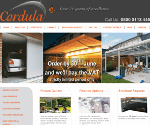 cordula-garage-doors.com: Cordula Glass Verandas, Automatic, Electric, Remote Control, Patio Sun Awnings, Exterior and Interior Blinds, Garage Doors, Security Shutters, by Markilux, Erhardt, Alulux, Somfy
Cordula Glass Verandas, Automatic, Electric, Remote Control, Patio Sun Awnings, Exterior and Interior Blinds, Garage Doors, Security Shutters, by Markilux, Erhardt, Alulux, Somfy