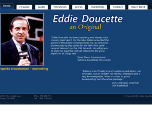 eddiedoucette.com: Eddie Doucette - home
