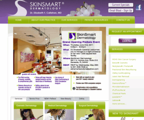 skinsmartdermatology.com: Sarasota Dermatologist - Elizabeth F. Callahan, MD - Sarasota Dermatology - Skinsmart Dermatology
Sarasota Dermatologist - Elizabeth F. Callahan, MD - Board certified dermatologist.  Information on procedures, office location and doctor qualifications.  Visit our website for more information.  