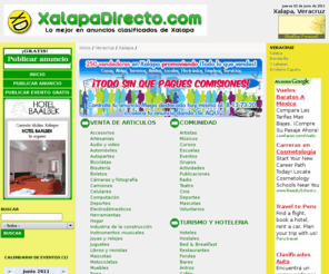xalapadirecto.com: Xalapa, Veracruz - Clasificados Xalapa Directo clasificados
xalapa directo clasificados gratis en xalapa anuncios de ocasion xalapa actividades xalapa veracruz