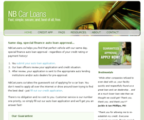 nbcarloans.com: NB Car Loans - Fast, simple, secure, and, best of all, free.
insert