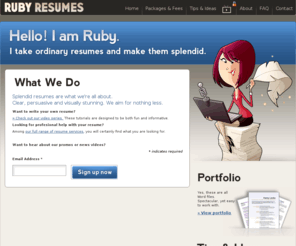 rubyresumes.com: Ruby Resumes : Home
Description par défaut du produit e-majine manage.