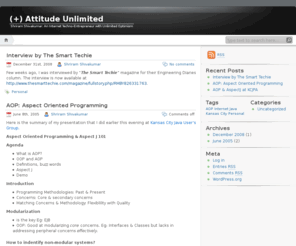shriramshivakumar.com: (+) Attitude Unlimited
