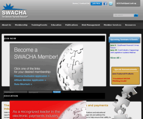 swacha.org: Electronic Payments Resource | SWACHA | Electronic Payments Resource
SWACHA is an electronic payments resource for financial institutions, businesses, and payments industry stakeholders.
