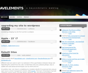 avelements.com: avelements « a beyondstatic weblog
a beyondstatic weblog