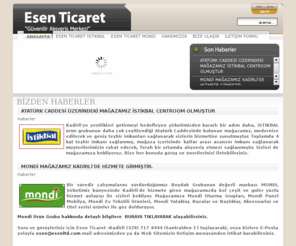 esenltd.com: Esen Ticaret Kurumsal Web Sitesi |  - ANASAYFA
Esen Ticaret Kadirli \\\\\