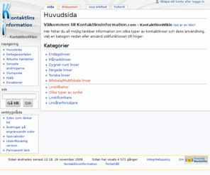 kontaktlinsinformation.com: Huvudsida - Kontaktlinsinformation
