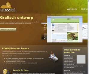 lewins.nl: Lewins website oplossingen
Internetbureau Lewins laat uw website het werk doen voor u. Onze diensten omvatten: webprogramming, webdesign, google analytics, onderhoud, SEO en natuurlijk meedenken!