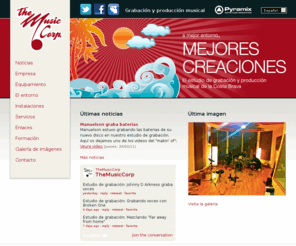 themusiccorp.com: The Music Corp - Estudio de grabación
El estudio de grabación y producción musical de la Costa Brava