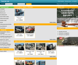 haamer.net: haamer.net - oksjonid
Avariilistele sõidukite, kasutatud autode, riigivara oksjonid internetis.