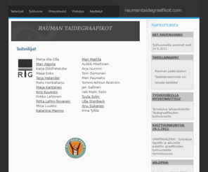 raumantaidegraafikot.com: raumantaidegraafikot.omatsivut.info - RAUMAN TAIDEGRAAFIKOT
