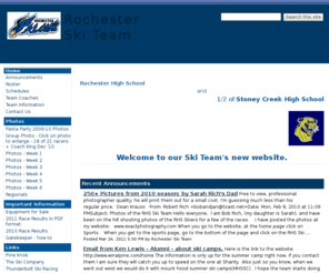 rochesterskiteam.com: Rochester Ski Team
Rochester High School ski team information, schedule, pictures