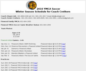 seasonschedule.com: Season Schedule
Season Schedule for Soccer: Coach Kevin Crothers