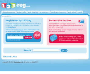 captiv8.biz: Domain name registration & web hosting from 123-reg
Easy domain name registration with free homepage, including .co.uk, .com, & .eu domain names. Register your cheap domain names today.