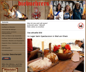 diebuehrers.com: Ausflügen ins Mittelalter, Schöne Bilder von Märkten und anderen Events - diebuehrers jimdo page!
Abtauchen auf Mittelaltermärkten und Burgfesten. Mittelalterfotografie und Bildeindrücke von anderen Events