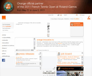 france-telecom.asia: welcome to orange.com
Orange is the key brand of France Telecom, one of the world's leading telecommunications operators. 