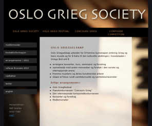 griegselskapet.org: Oslo Grieg Society
Oslo Grieg Society