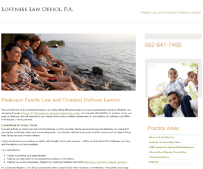 loftnesslaw.com: Shakopee Family Law & Criminal Defense Attorney | Minnesota Divorce Lawyer | Burnsville MN DWI/DUI Attorney
