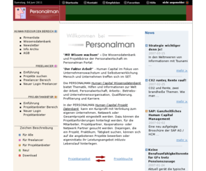 personalman.de: Personalman.de - Projektbörse und  Wissensdatenbank der Personalwirtschaft
HR World, Die HR Projektbörse und Wissensdatenbank zu Themen der Personalwirtschaft