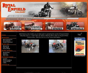 royalenfieldcalgary.com: Welcome to Royal Enfield Calgary!
Royal Enfield Calgary, Calgary, AB, Canada, Dealer, Used, Motorcycle, Royal Enfield, Parts, Service, Electra, Bullet, Classic, Sidecar, Accessories, Apparel, Vintage, C5, C6, EFI, India, Test Ride, Demo