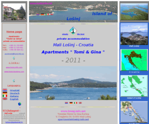 losinj-info.net: Croatia - private accomodation - Mali Lošinj - apartments Artatore, 
Kandija bay
