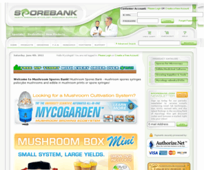 sporebank.com: Mushroom Spores Bank
Mushroom Spores Bank with mushroom spores syringes psilocybe mushrooms with edible mushroom prints spore syringe.