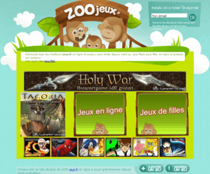 zoojeux.fr: jeux.fr
jeux.fr en ligne gratuit. Jouez a pleins de jeux sur zoojeux le site des joueurs fou de jeux !