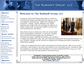 earlrubinoff.com: The Rubinoff Group, LLC
Comprehensive Financial Planning and Investment Services Site