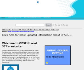 opseulocal374.org: OPSEU LOCAL 374
