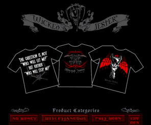 thewickedjester.com: Wicked Jester
Wicked Jester Clothing! Check us out for WICKED T-shirts!