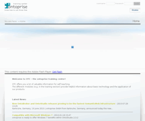 totaltrim.net: Ontoprise Training Center: Home
Ontoprise Training Center