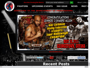 espn3live.com: ESPN3LIVE.COM
BOXING 360 IS A NEW YORK BASED PROMOTIONAL FIRM FOUNDED IN 2009 BY DR. MARIO YAGOBI. IF YOU ARE LOOKING FOR A PROMOTER, MANAGER CONTACT BOXING360.COM