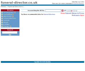 funeral-director.co.uk: funeral directors at funeral-director.co.uk, The UK funeral directors guide
The UK funeral directors guide. Read funeral directors news and articles
