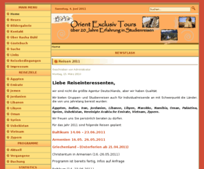 orient-exclusiv-tours.net: Orient Exclusiv Tours! - Home
Reisen wie in Tausend und einer Nacht!